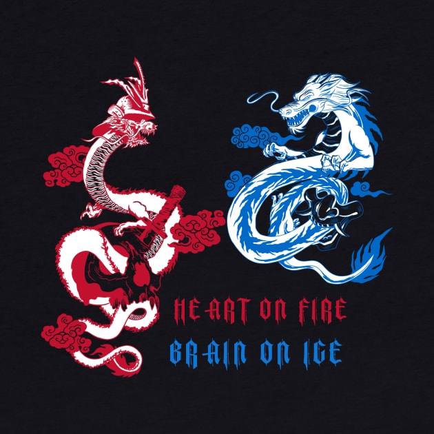 Some say the world will end in fire, some say in ice. Fire and Ice dragon. by Your_wardrobe